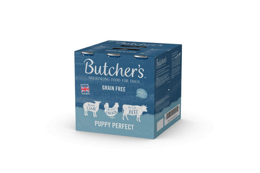  18 X 400g Butcher's Puppy Perfect Grain Free Dog Food