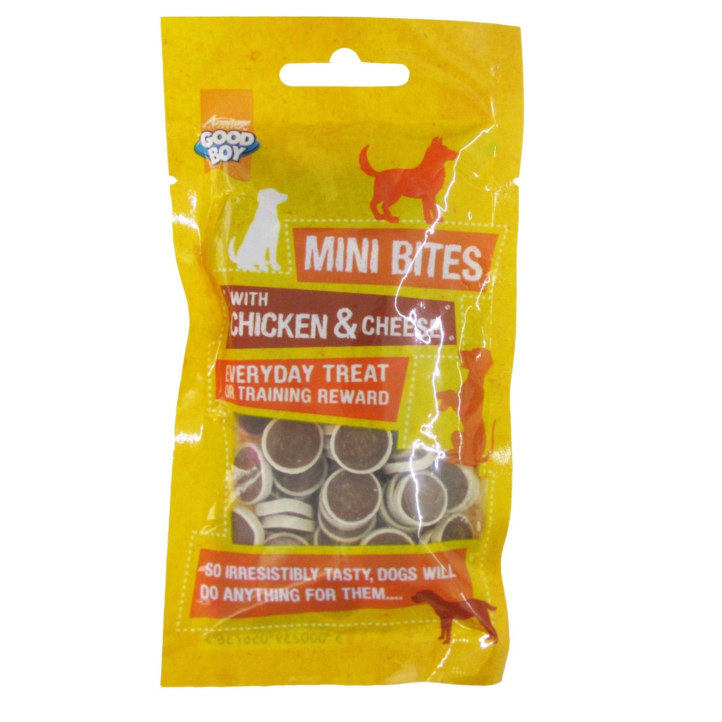  12 X Good Boy Chicken & Cheese Bites 70g