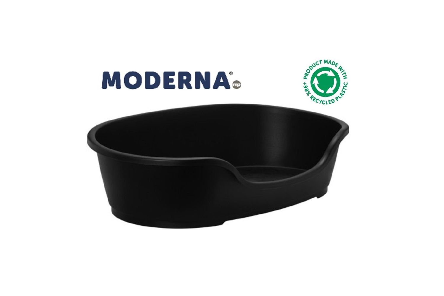  Moderna Plastic Dog Bed Black