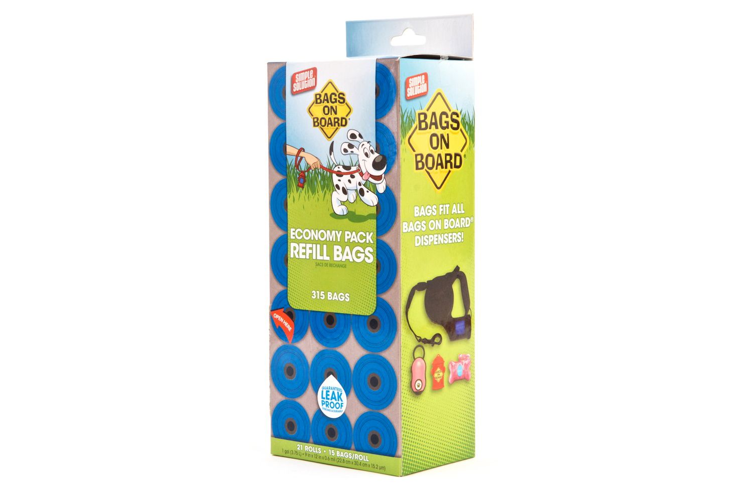  Bags On Board Biodegradable Poop Bag Refills Economy Pack (315 Bags)