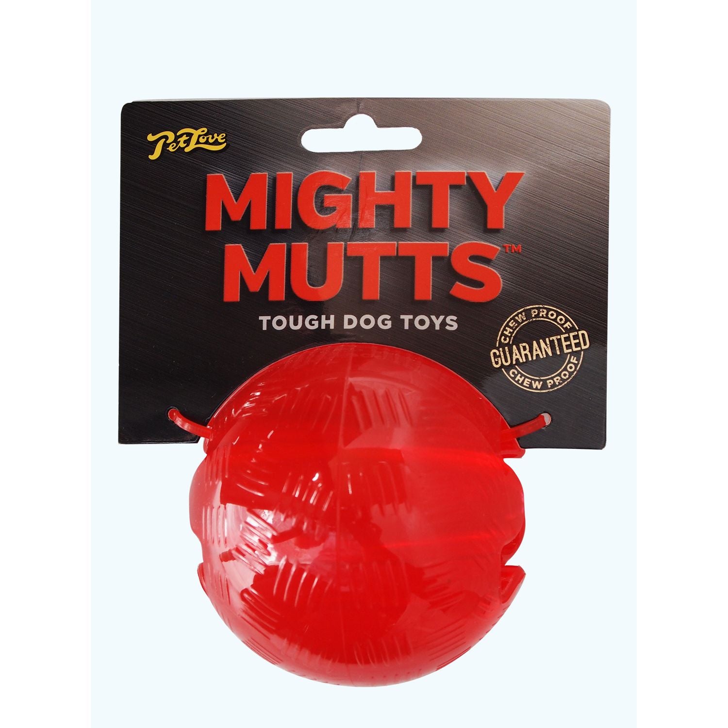  PetLove Mighty Mutts Rubber Ball Dog Toy