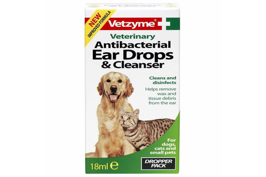  Vetzyme Antibacterial Eardrops & Cleanser