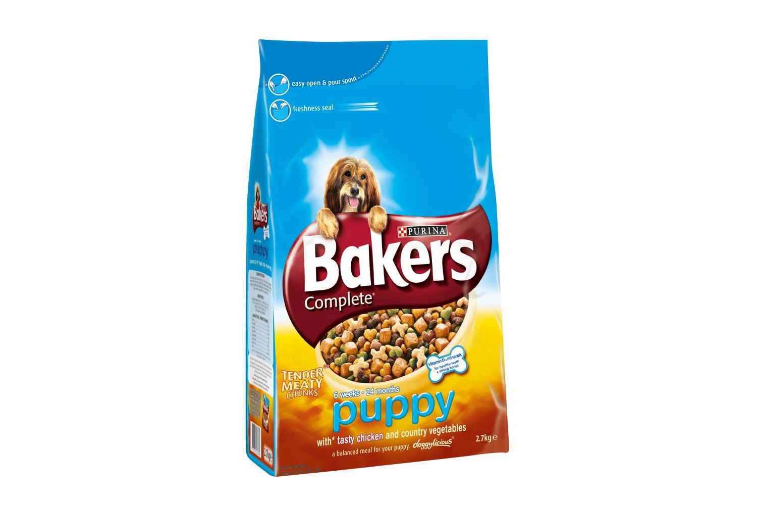  Bakers Complete Chicken & Veg Puppy Dog Food - 12.5kg