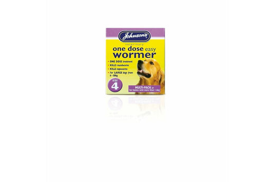  Johnson's One Dose Easy Wormer (Size 4)