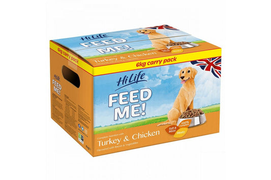  HiLife FEED ME! With Turkey & Chicken Flavoured With Bacon & Veg 6kg