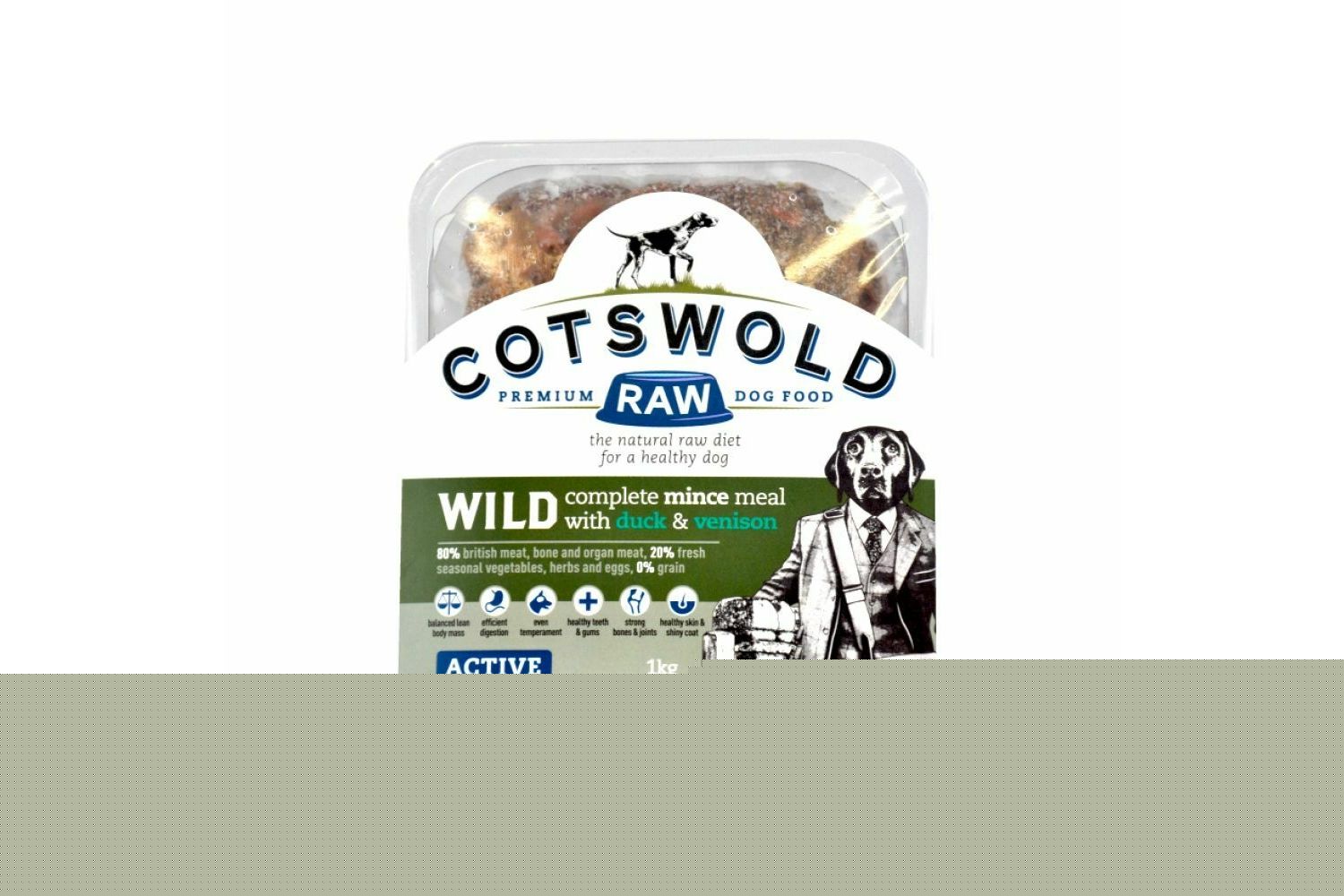  Cotswold Raw Wild Mince Venison & Duck Dog Food