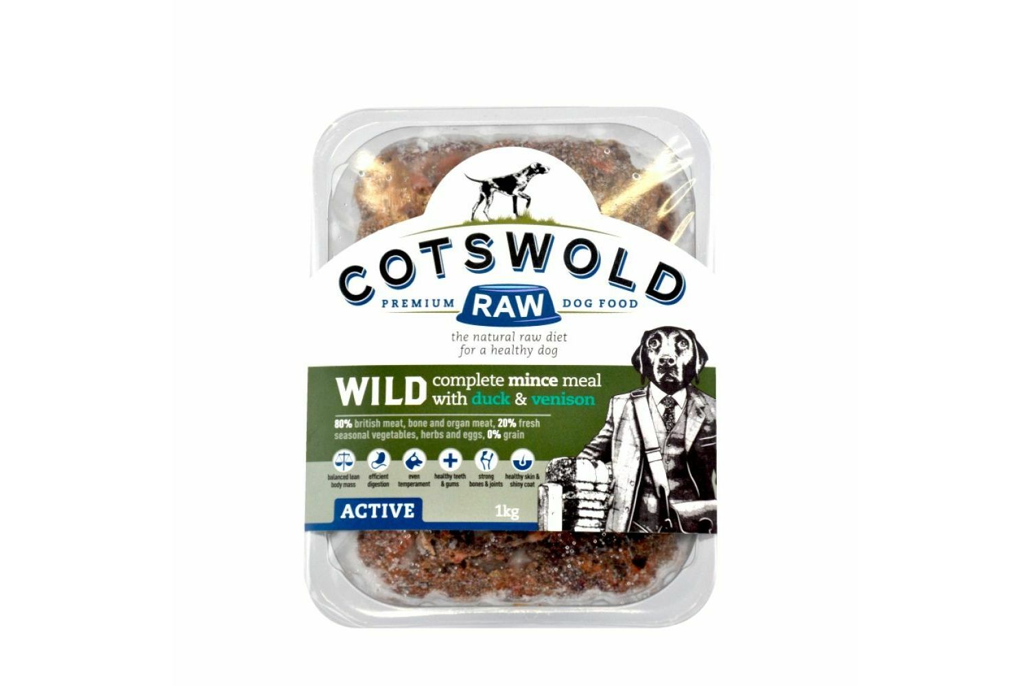  Cotswold Raw Wild Mince Venison & Duck Dog Food