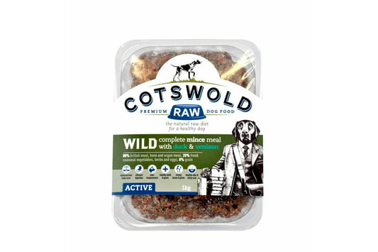  Cotswold Raw Wild Mince Venison & Duck Dog Food