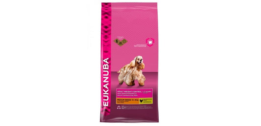  Eukanuba Dog Adult Weight Control Medium Breed Chicken 12kg