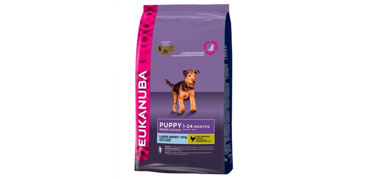  Eukanuba Dog Puppy & Junior Large Breed Chicken 12kg