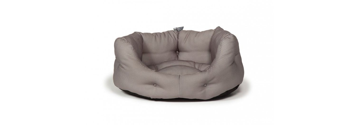  Danish Design Vintage Grey Dogstooth Deluxe Slumber Bed