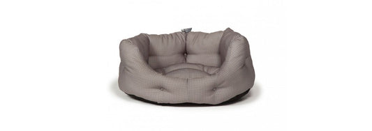  Danish Design Vintage Grey Dogstooth Deluxe Slumber Bed