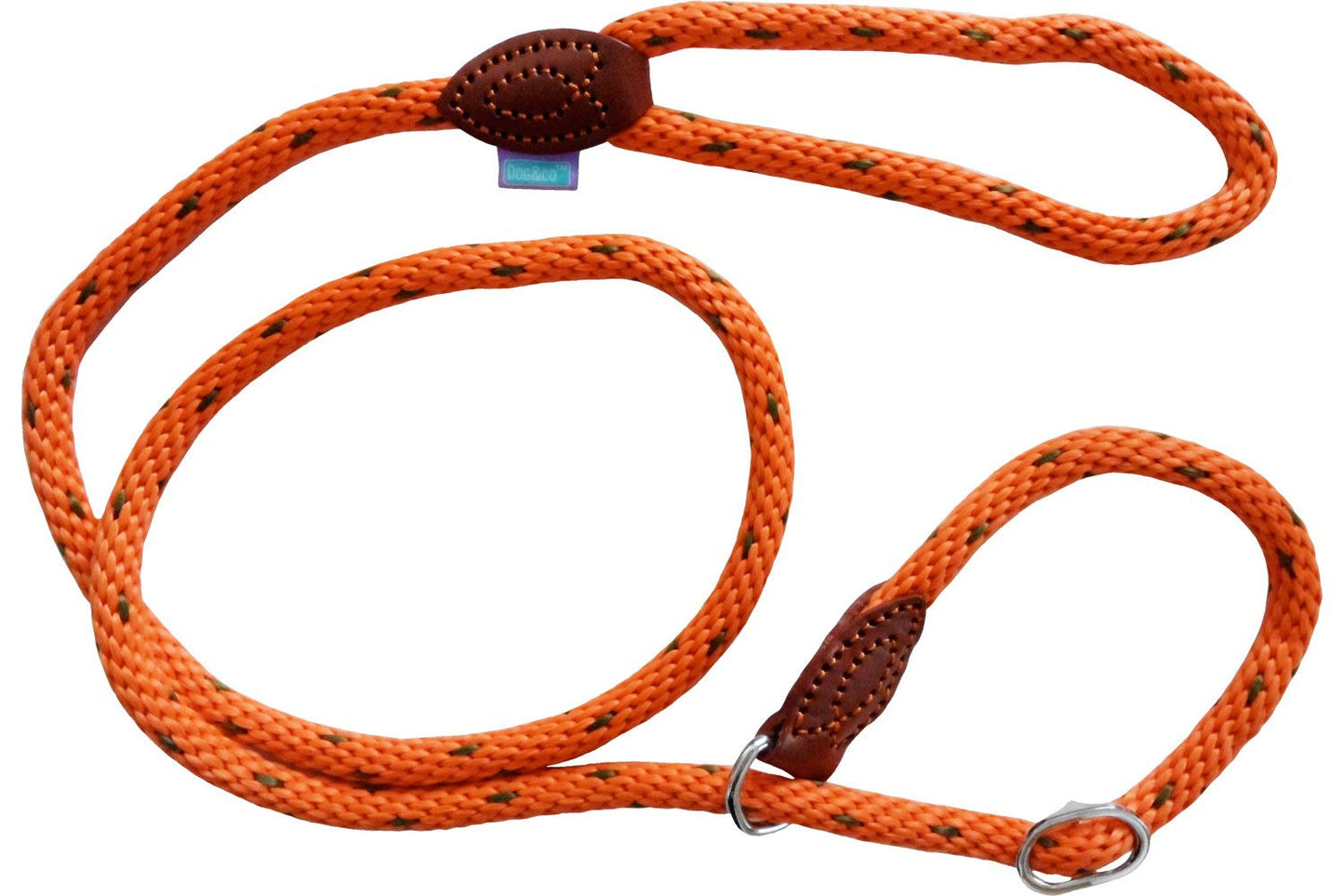  Dog & Co Supersoft Rope Slip Dog Lead Orange
