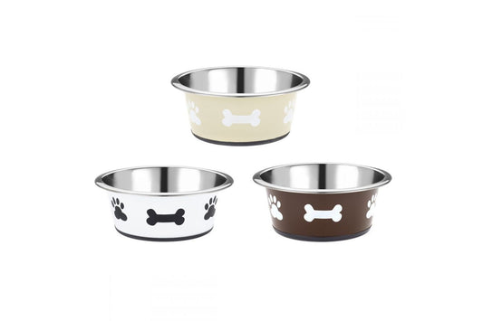  Classic Posh Paws Stainless Steel Dish Neutral