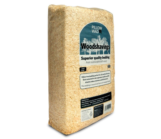  Pillow Wad Woodshavings Animal Bedding Large 3.6kg