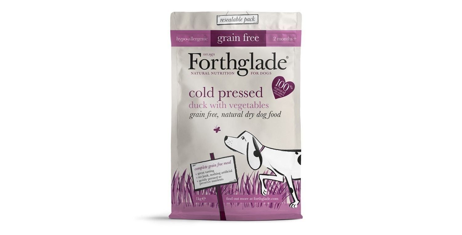  Forthglade Dog Cold Pressed Dry Dog Food Duck - Grain Free