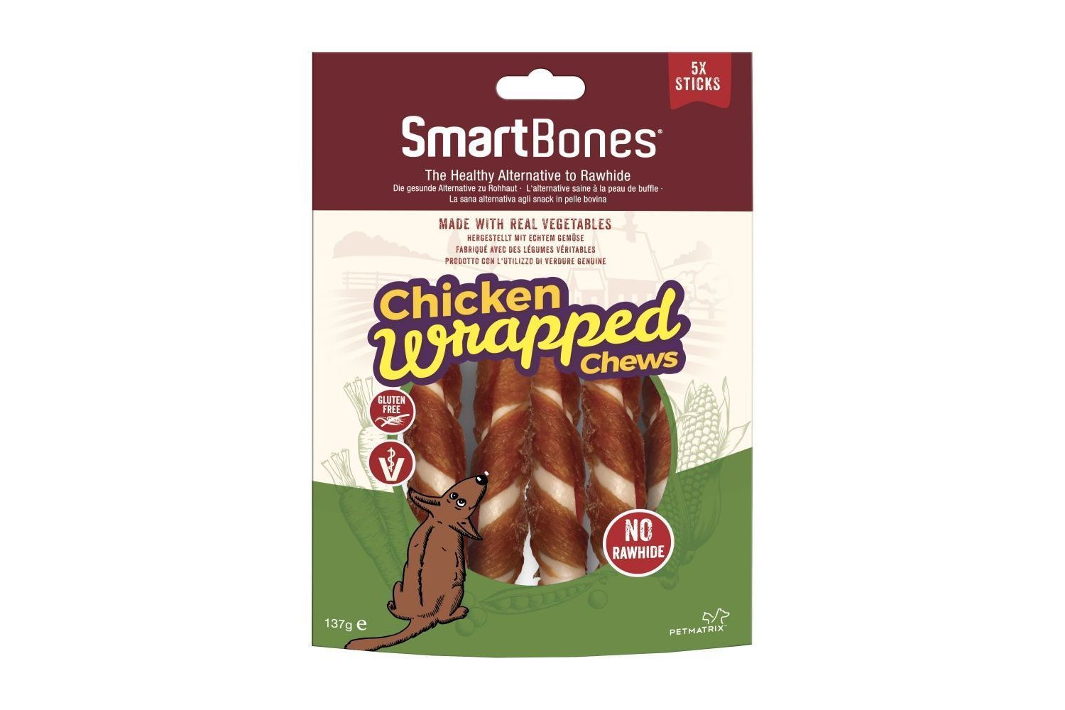  SmartBones Chicken Wrapped Chews (5 Pack)