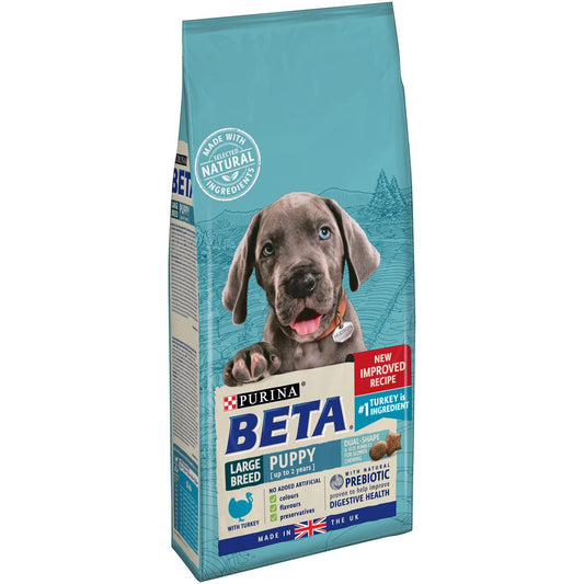  Beta Puppy Large Breed Dry Dog Food With Turkey 2kg