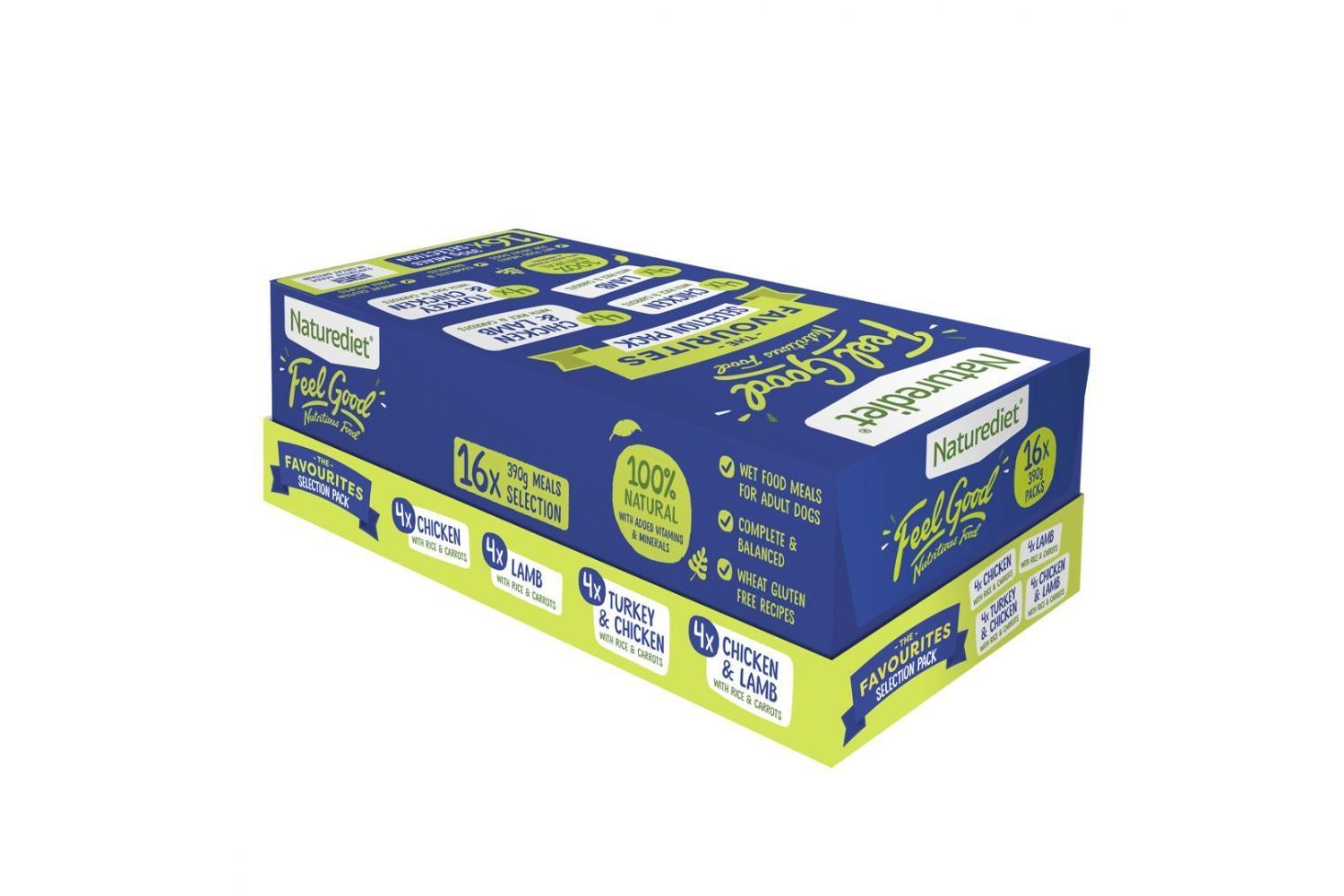  Naturediet Feel Good Selection Pack 16 X 390g