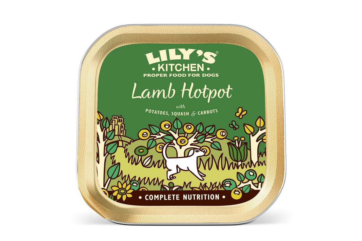  10 X 150g Lily's Kitchen Wet Dog Tray Lamb Hotpot