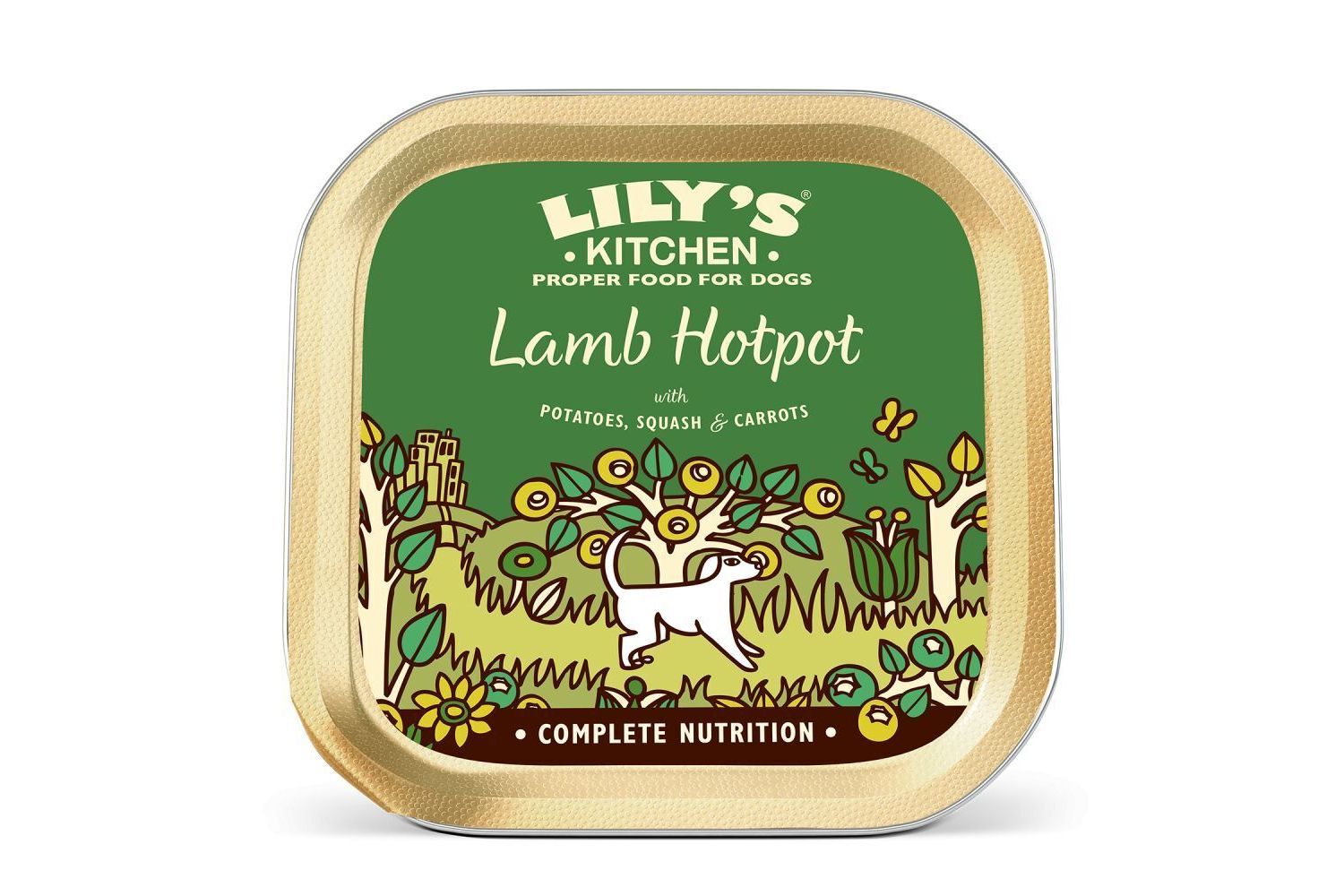  10 X 150g Lily's Kitchen Wet Dog Tray Lamb Hotpot