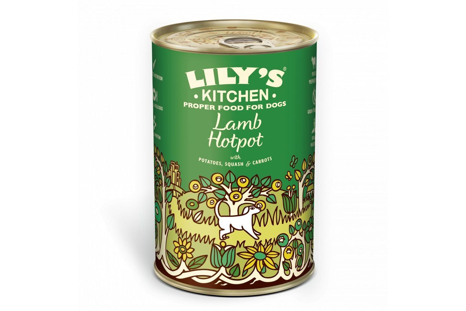  6 X 400g Lily's Kitchen Wet Dog Tin Lamb Hotpot