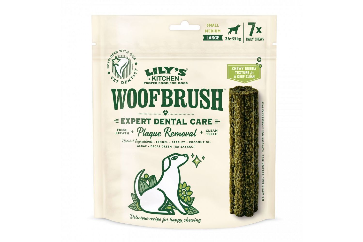  Lily's Kitchen Woofbrush Dog Dental Chew Treat