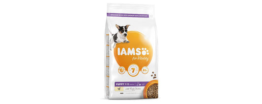  Iams Vitality Puppy Small & Medium Dog Food With Fresh Chicken 2kg