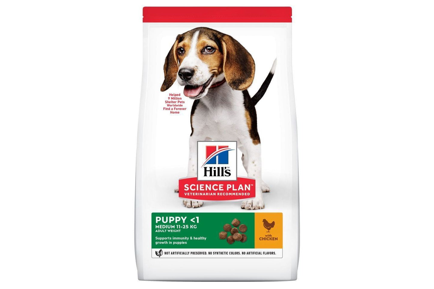  Hill's Science Plan Puppy Medium Dry Dog Food Chicken 2.5kg