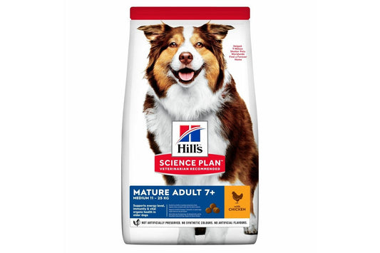  Hill's Science Plan Mature Adult Medium Dry Dog Food Chicken 2.5kg
