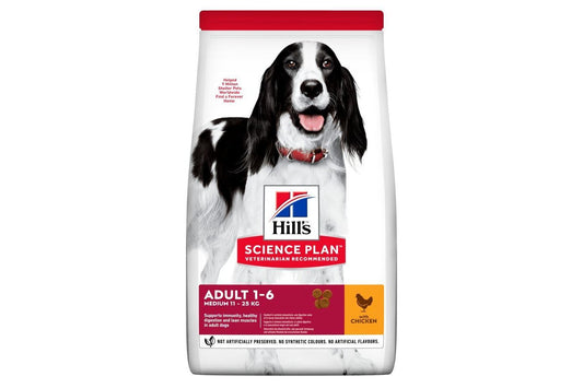  Hill's Science Plan Adult Medium Dog Dry Food Chicken 14kg