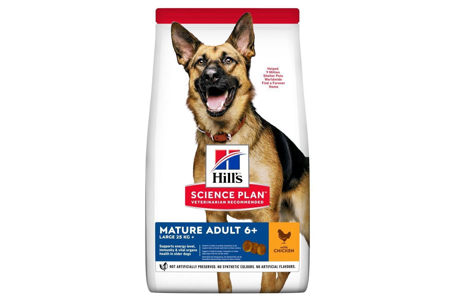  Hill's Science Plan Mature Adult Large Breed Dry Dog Food Chicken 14kg