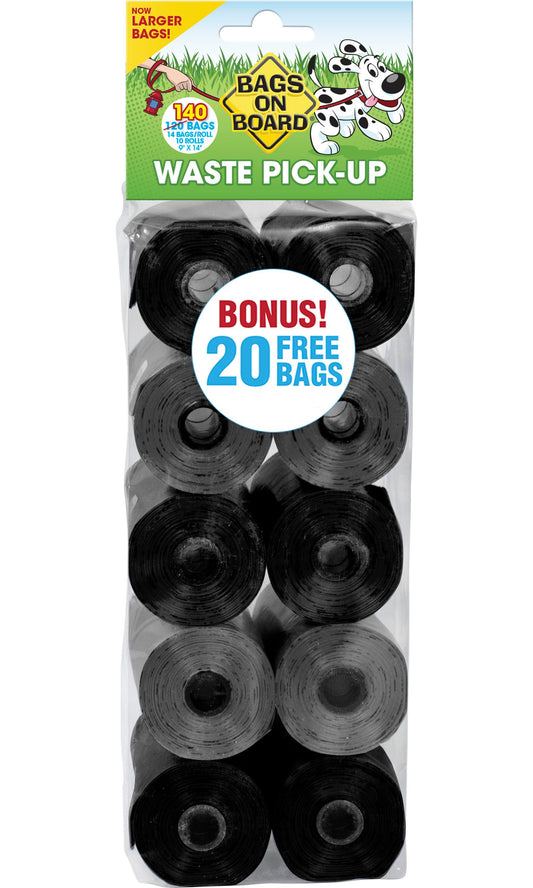  140 Bags On Board Refill Rolls Neutral Poop Bags