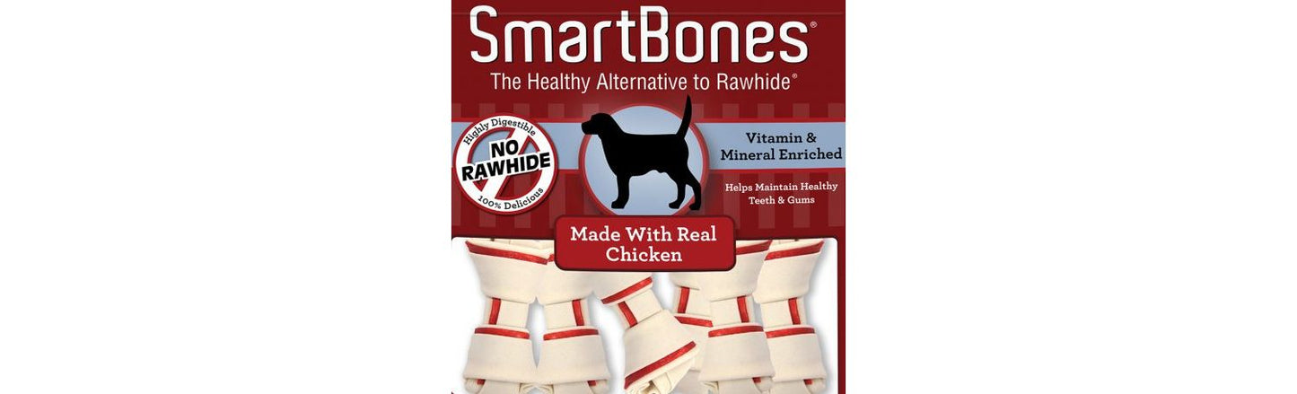  7 X Smartbones Chicken Mini Dog Treats In A Pack Of 8