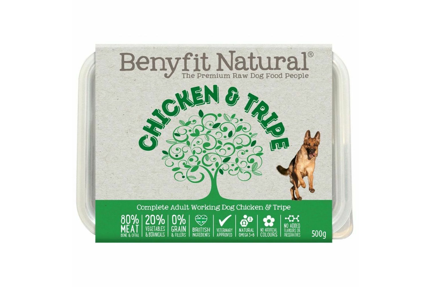  Benyfit Natural Chicken & Tripe Dog Food 500g