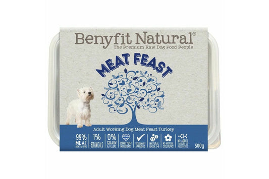  Benyfit Natural Meat Feast Turkey Dog Food 500g