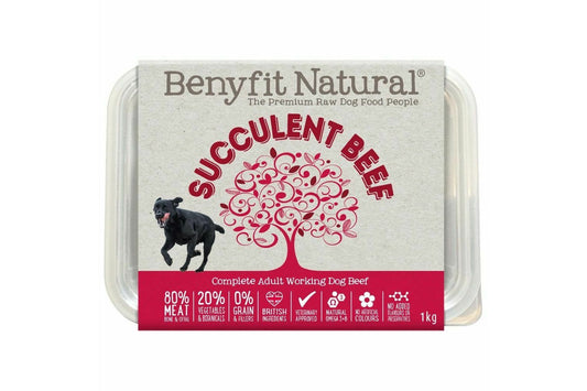  Benyfit Natural Succulent Beef Dog Food 1kg