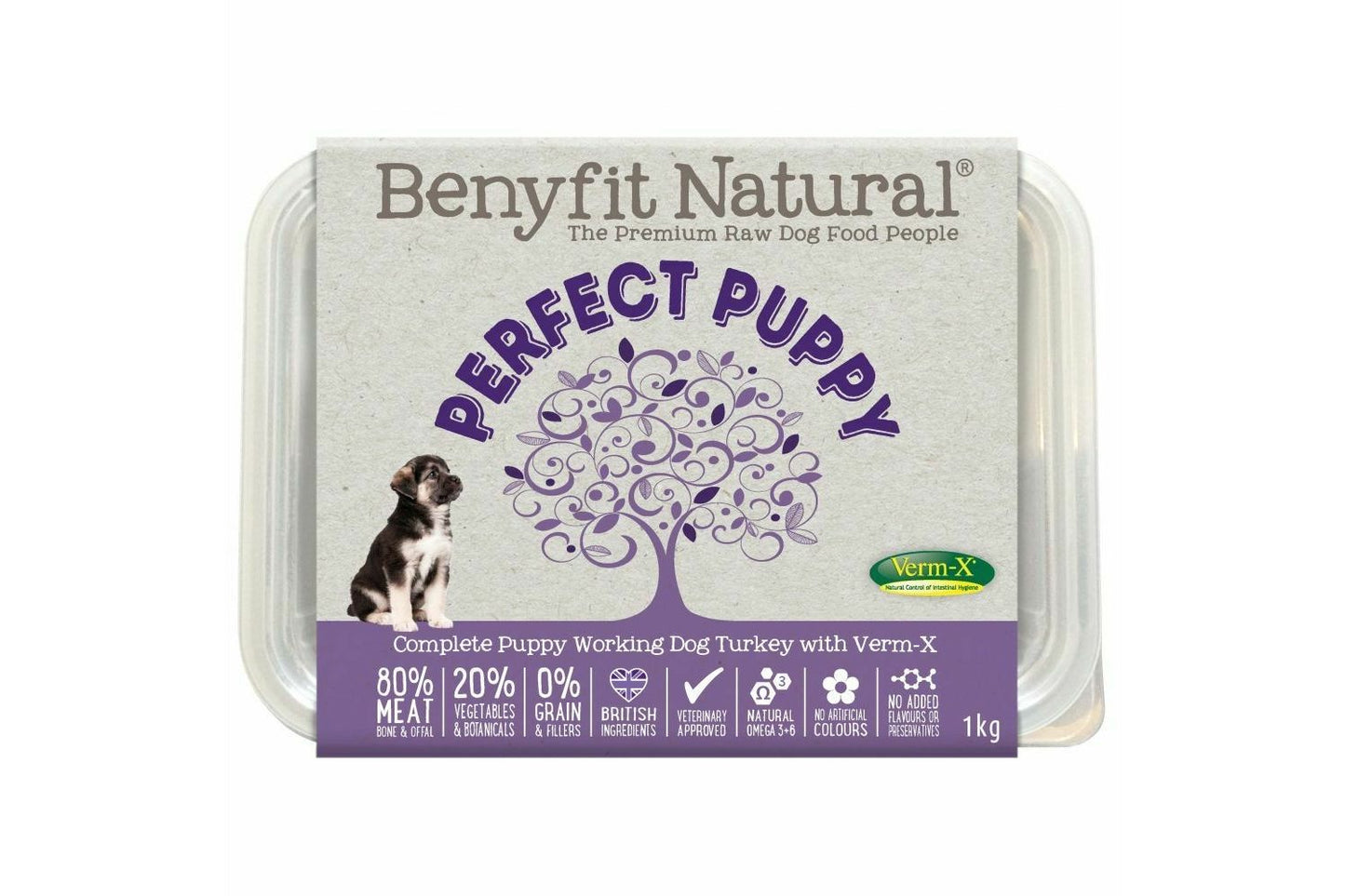  Benyfit Natural Perfect Puppy Turkey Dog Food 1kg