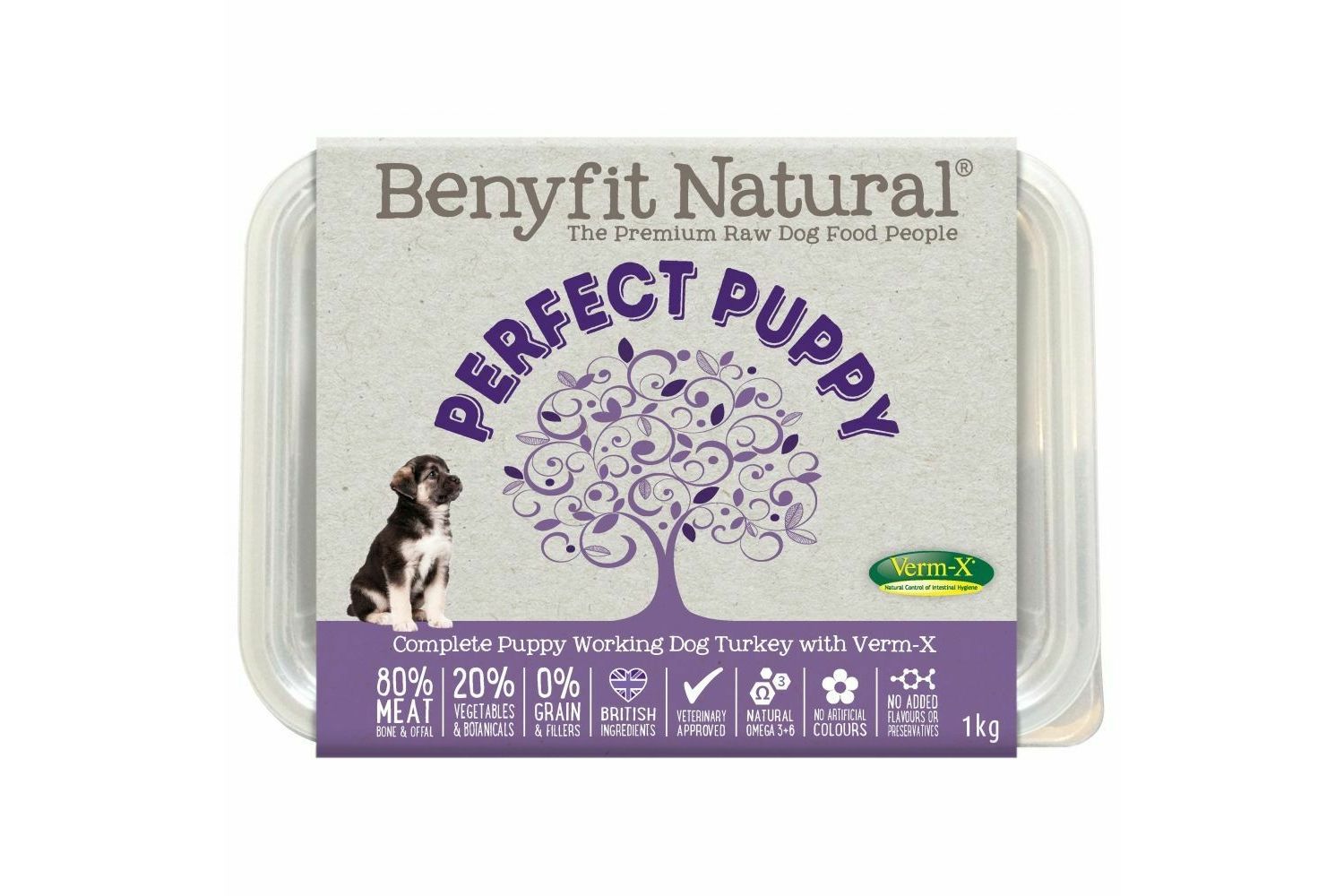  Benyfit Natural Perfect Puppy Turkey Dog Food 1kg