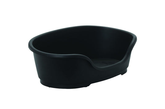  Moderna Plastic Dog Bed Extra Extra Large 110cm Black