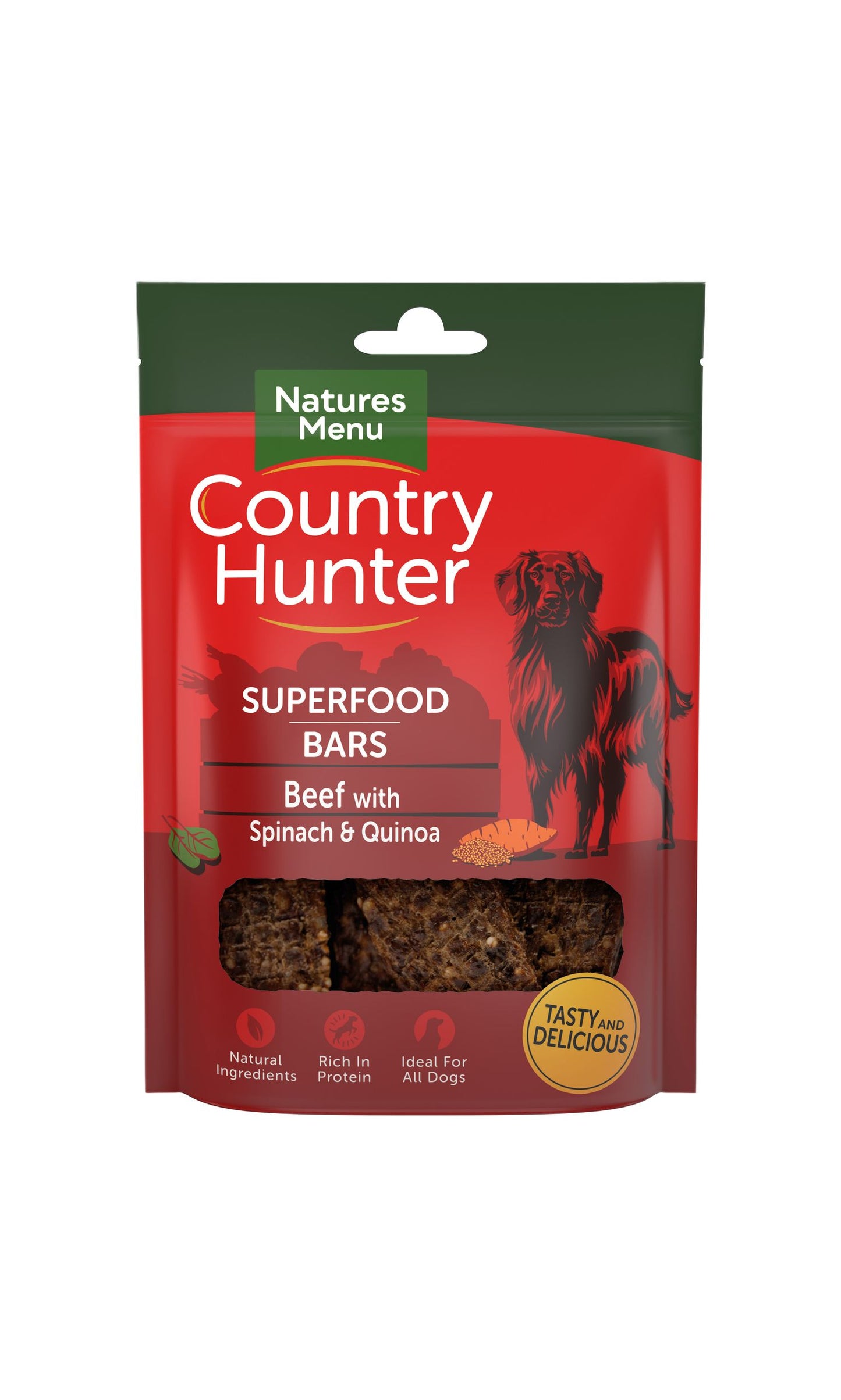  Country Hunter Dog Superfood Bars Beef With Spinach & Quinoa
