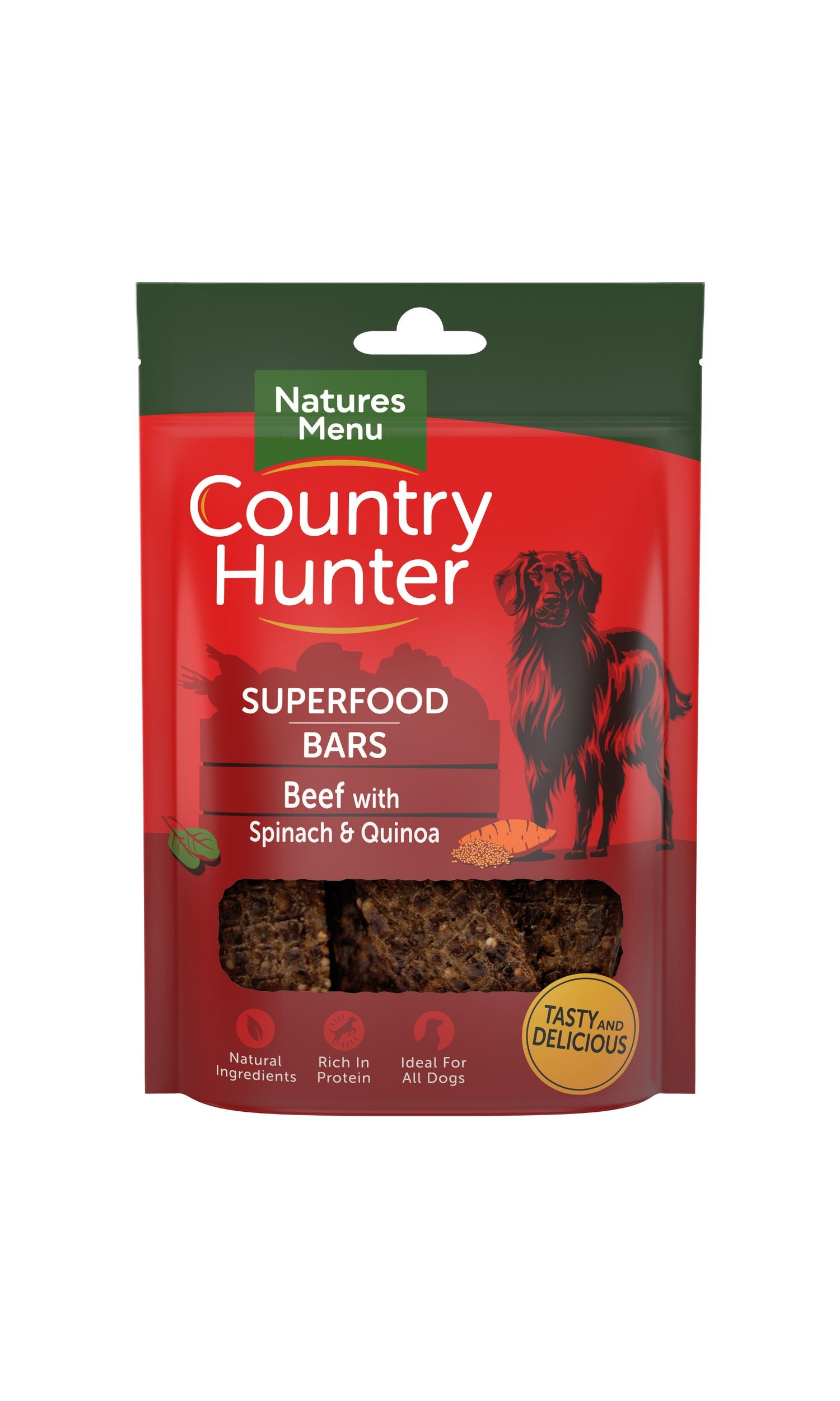  Country Hunter Dog Superfood Bars Beef With Spinach & Quinoa