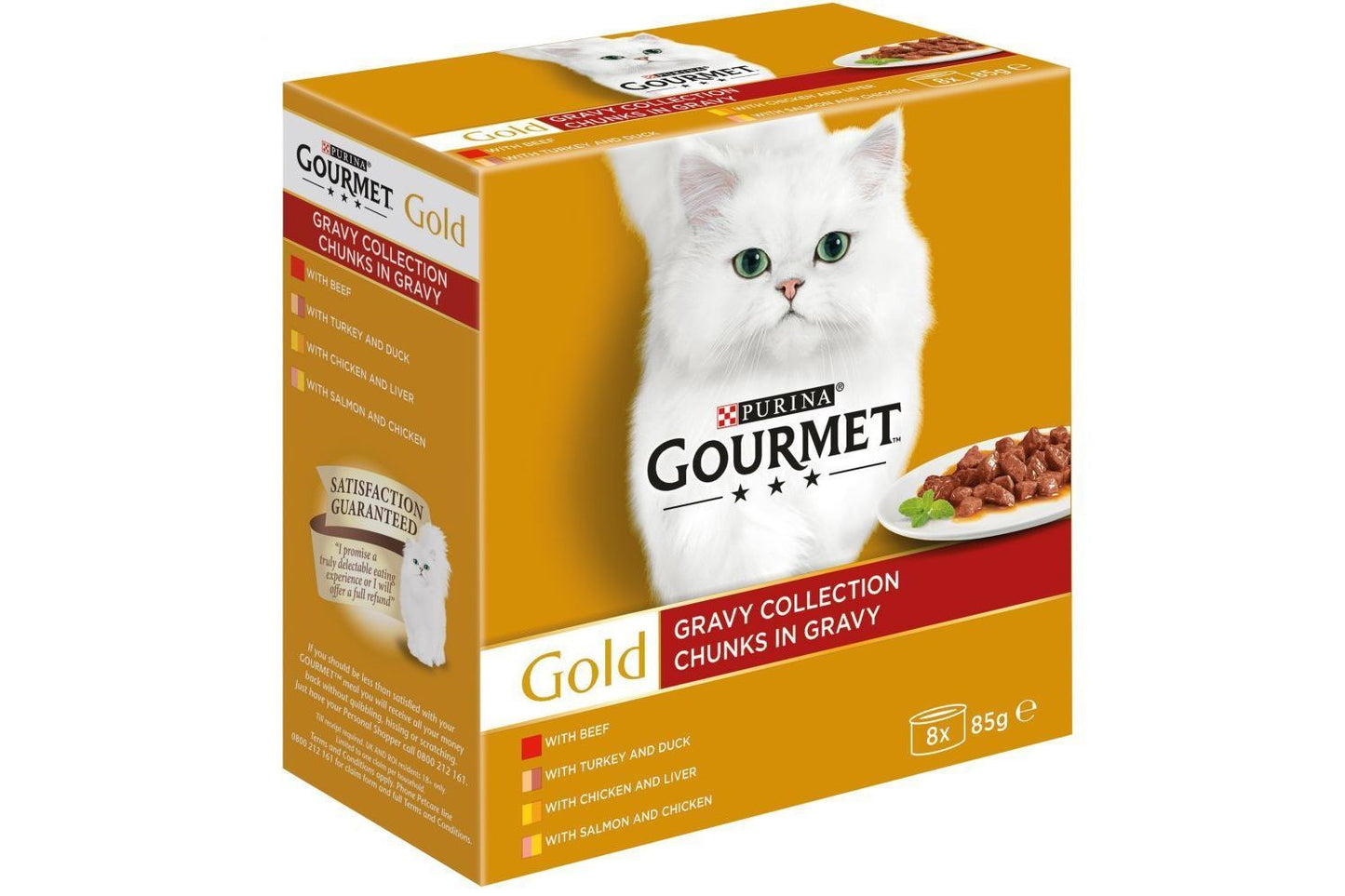  Gourmet Gold Chunks In Gravy Collection 8x85G