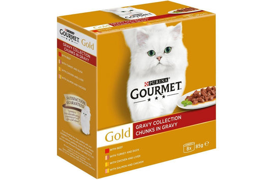  Gourmet Gold Chunks In Gravy Collection 8x85G