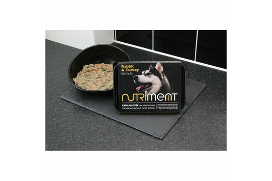  Nutriment Rabbit & Turkey Formula Raw Adult Dog Food 500g