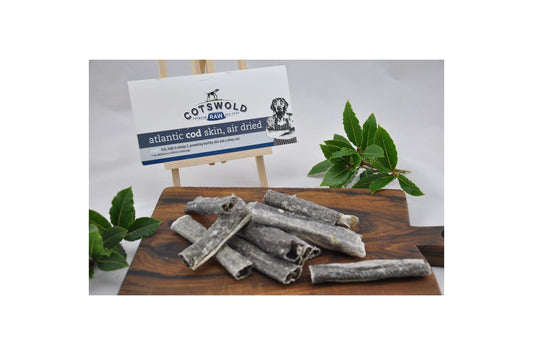  Cotswold Raw Atlantic Cod Skins 100g