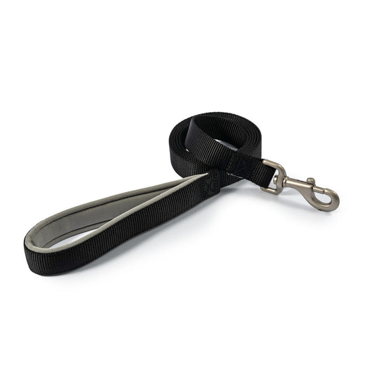  Ancol Viva Padded Lead Black 1.8m X 25mm