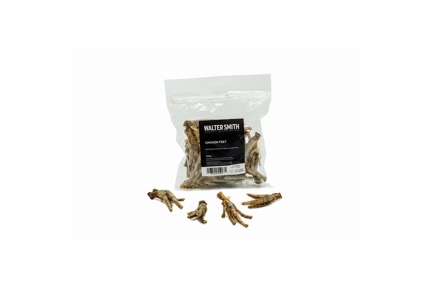  Walter Smith Chicken Feet Dog Treats 250g