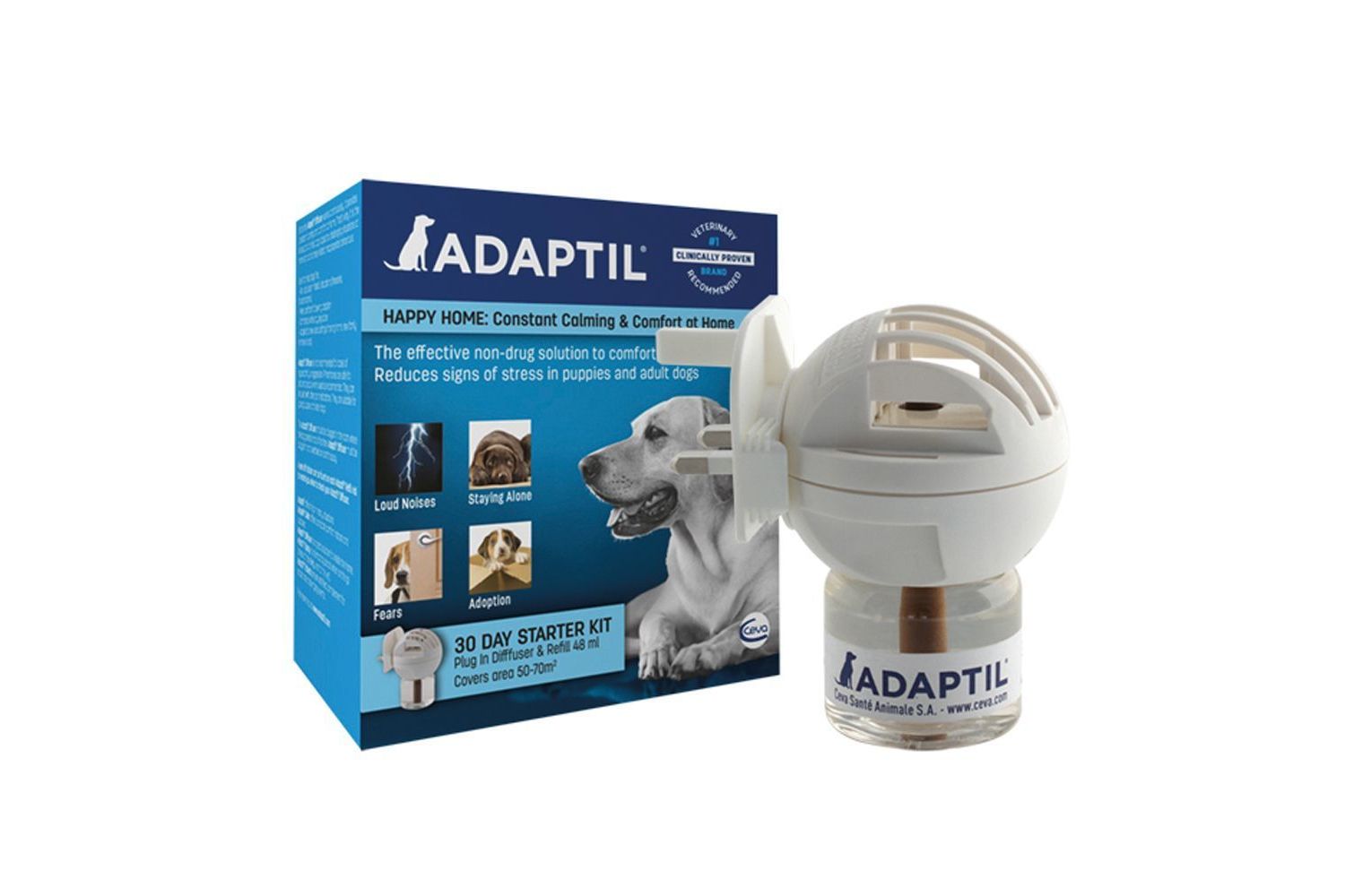  Adaptil Diffuser Dog & Puppy Starter Pack 48ml