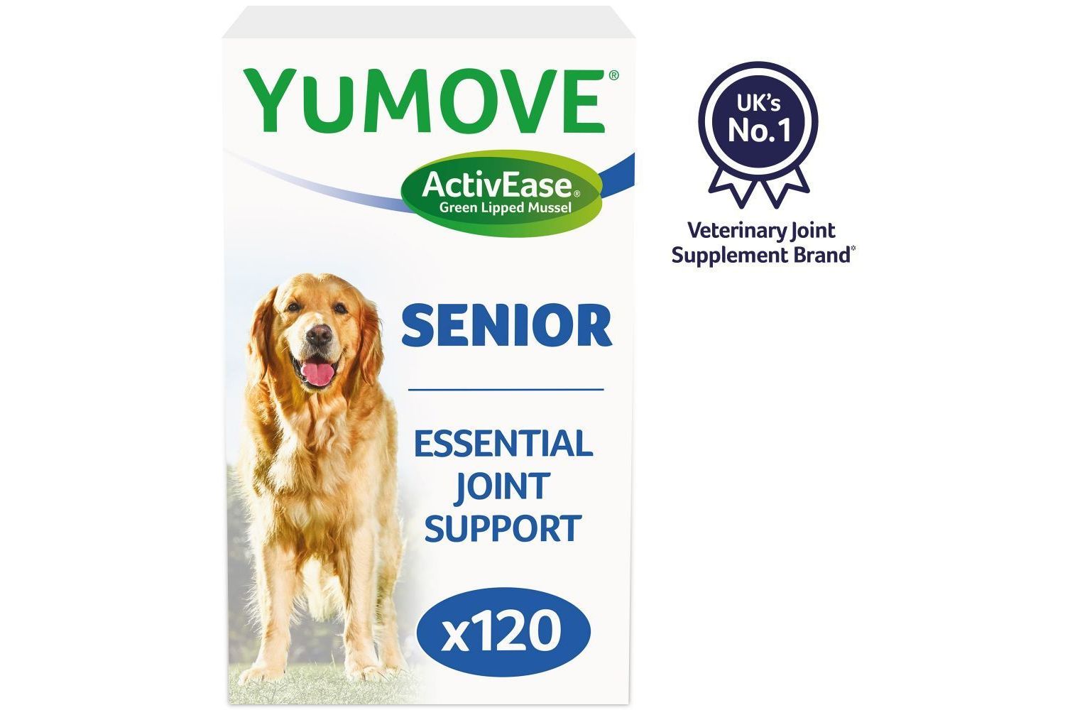  YuMOVE Joint Supplement For Senior Dogs 120 Pack